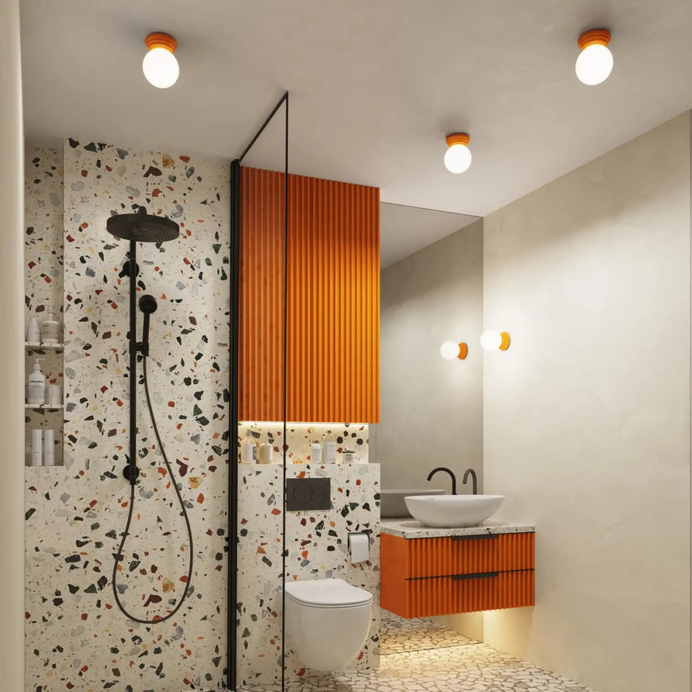 Applique Murale - Zori (Orange)