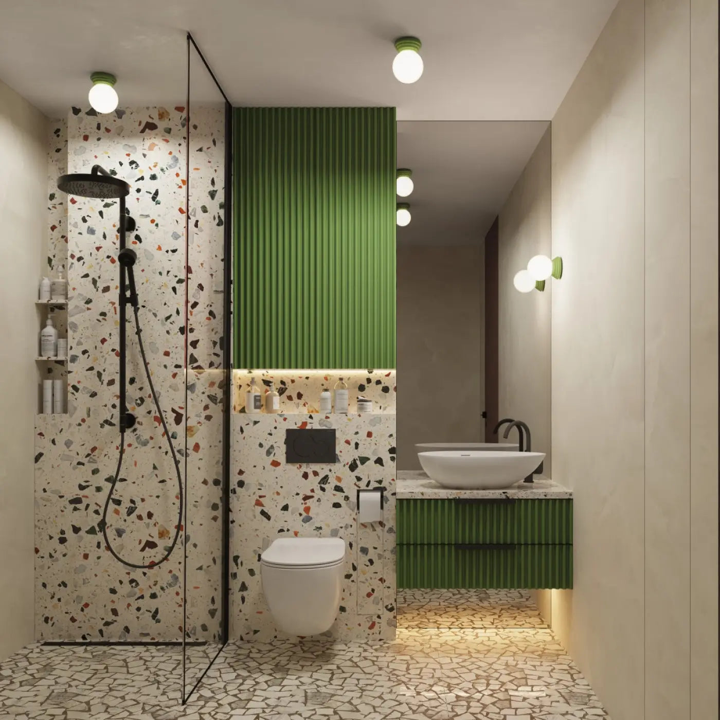 Applique Murale Design - Zori (Vert)
