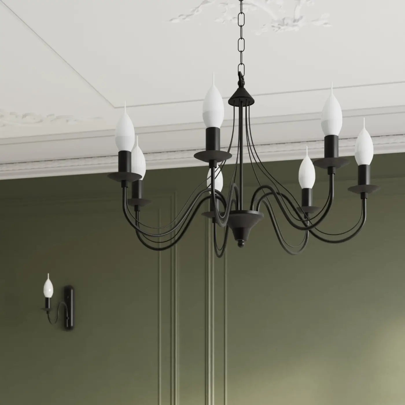 Applique Murale Vintage - Minerwa (Noir)