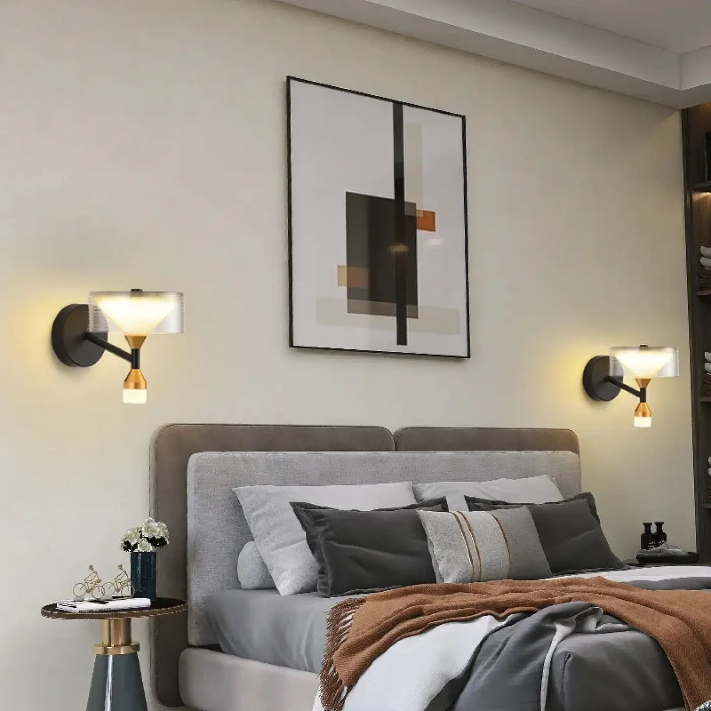 Applique Murale Moderne en Metal - Moino
