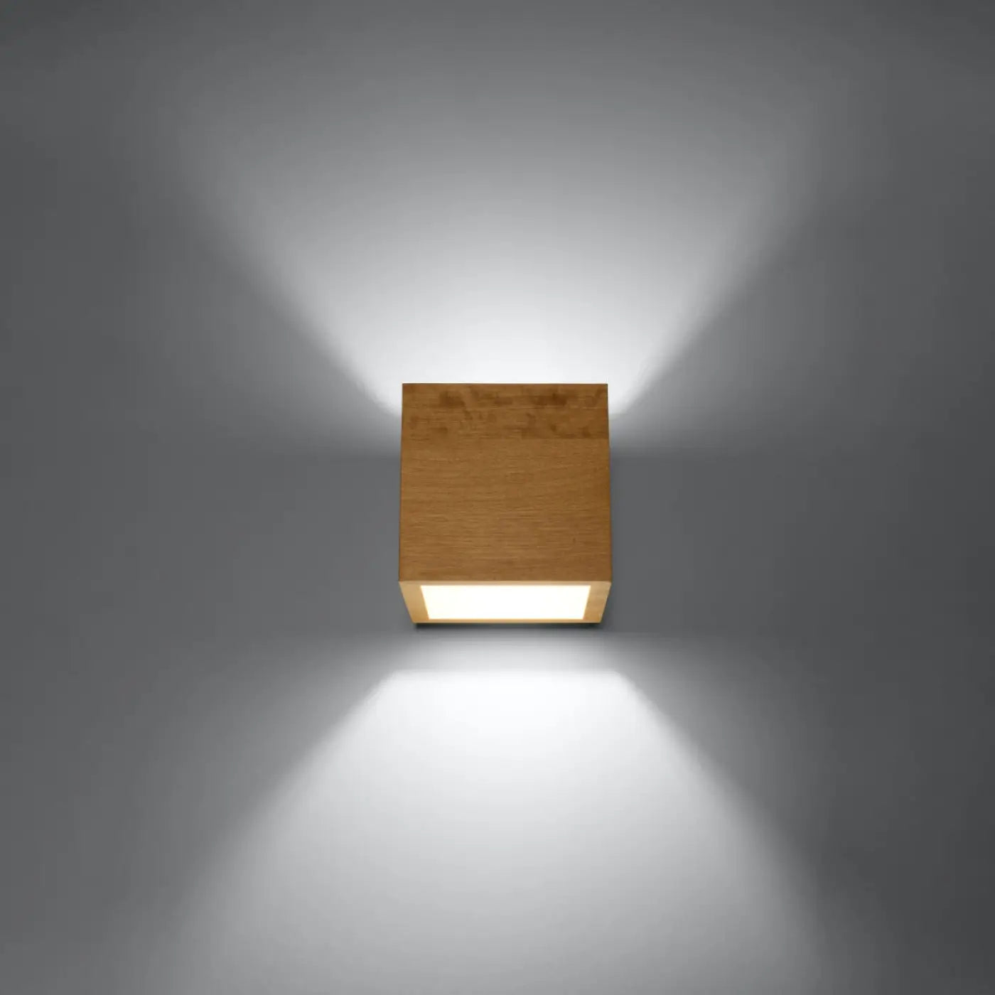 Applique Murale Design en Bois - Quad (Bois Naturel)