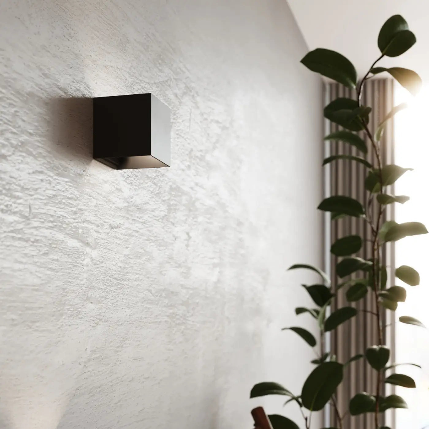 Applique Murale LED IP54 Moderne - Luca (Noir)