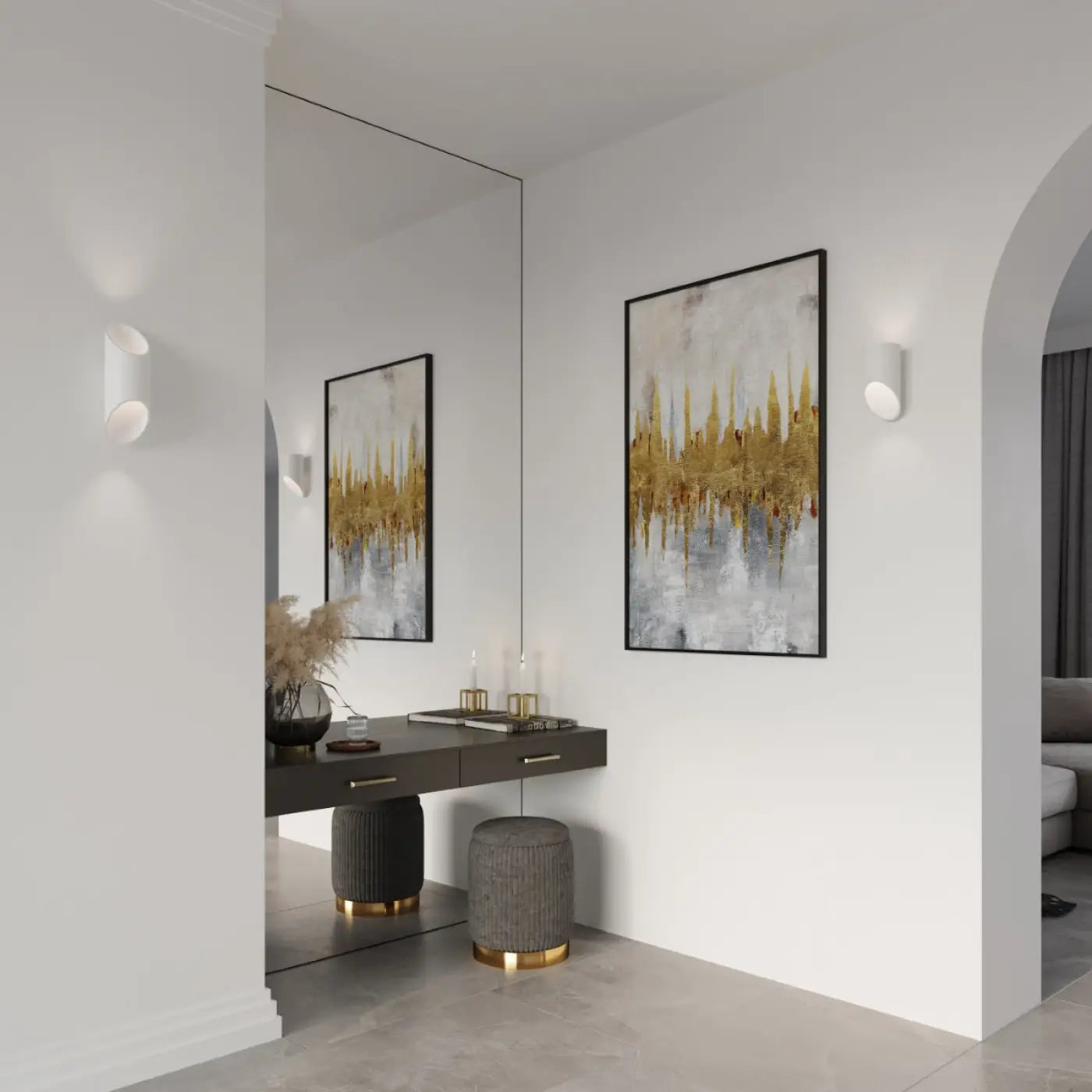 Applique Murale - Penne 30 (Blanc)