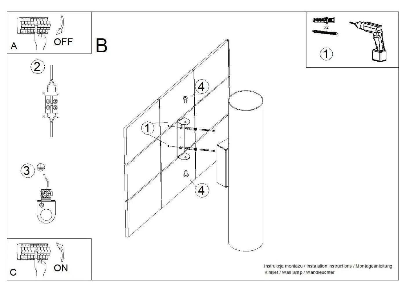 Applique Murale Design en Bois - Lino