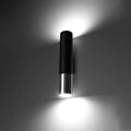 Applique Murale Design - Loopez (Noir/Chrome)