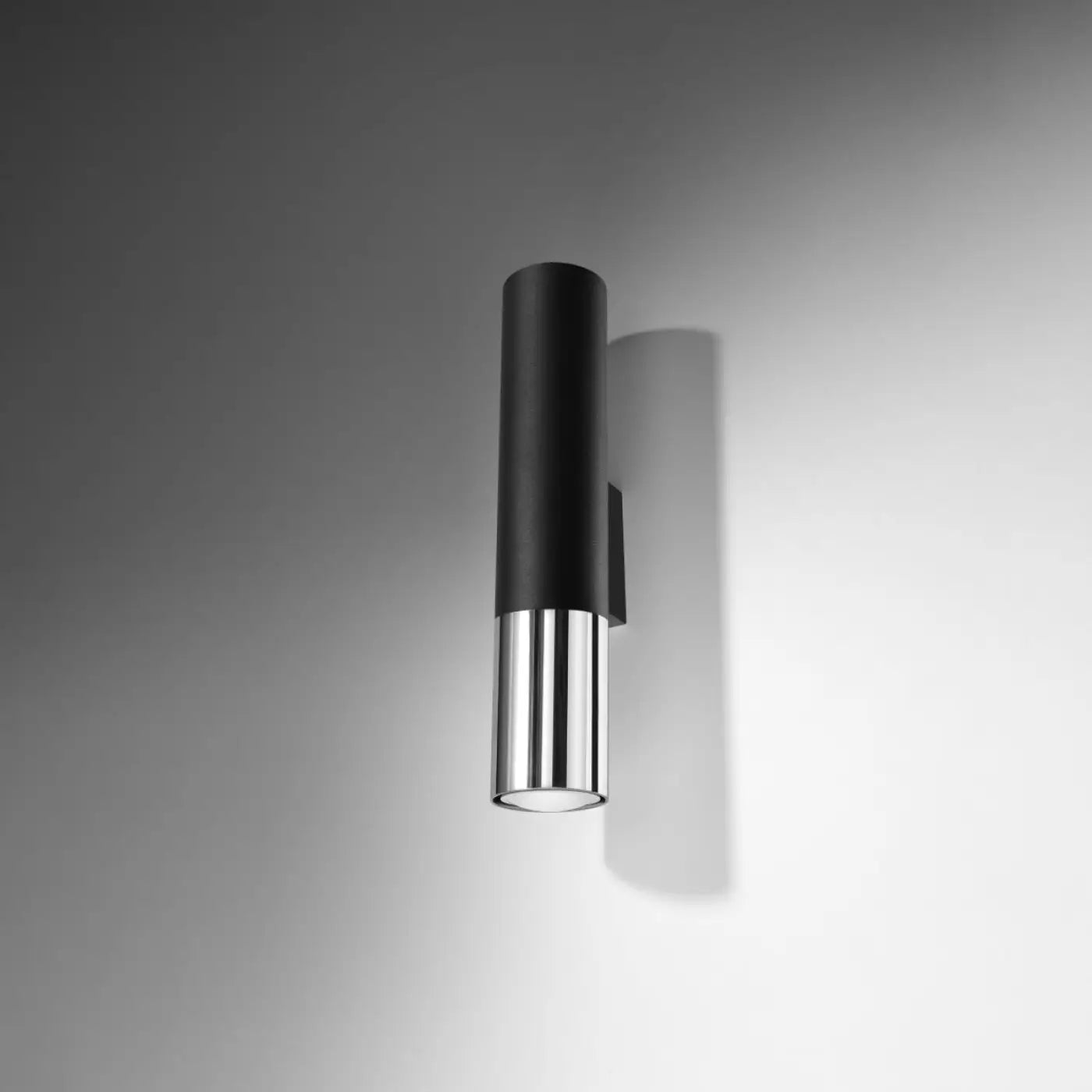 Applique Murale Design - Loopez (Noir/Chrome)