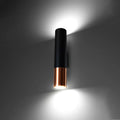 Applique Murale Design - Loopez (Noir/Cuivre)