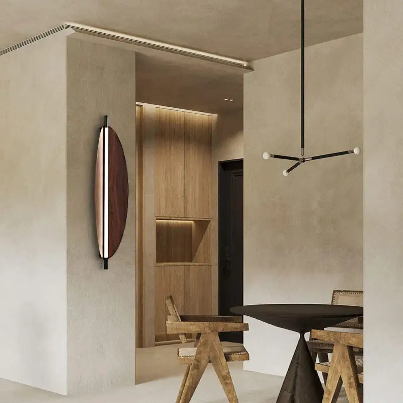 Applique Murale Design en Bois - Mogane