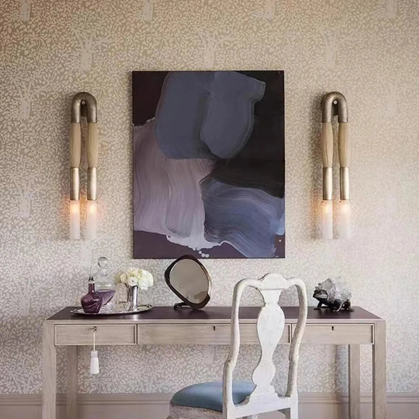 Applique Murale Design en Metal - Tubira