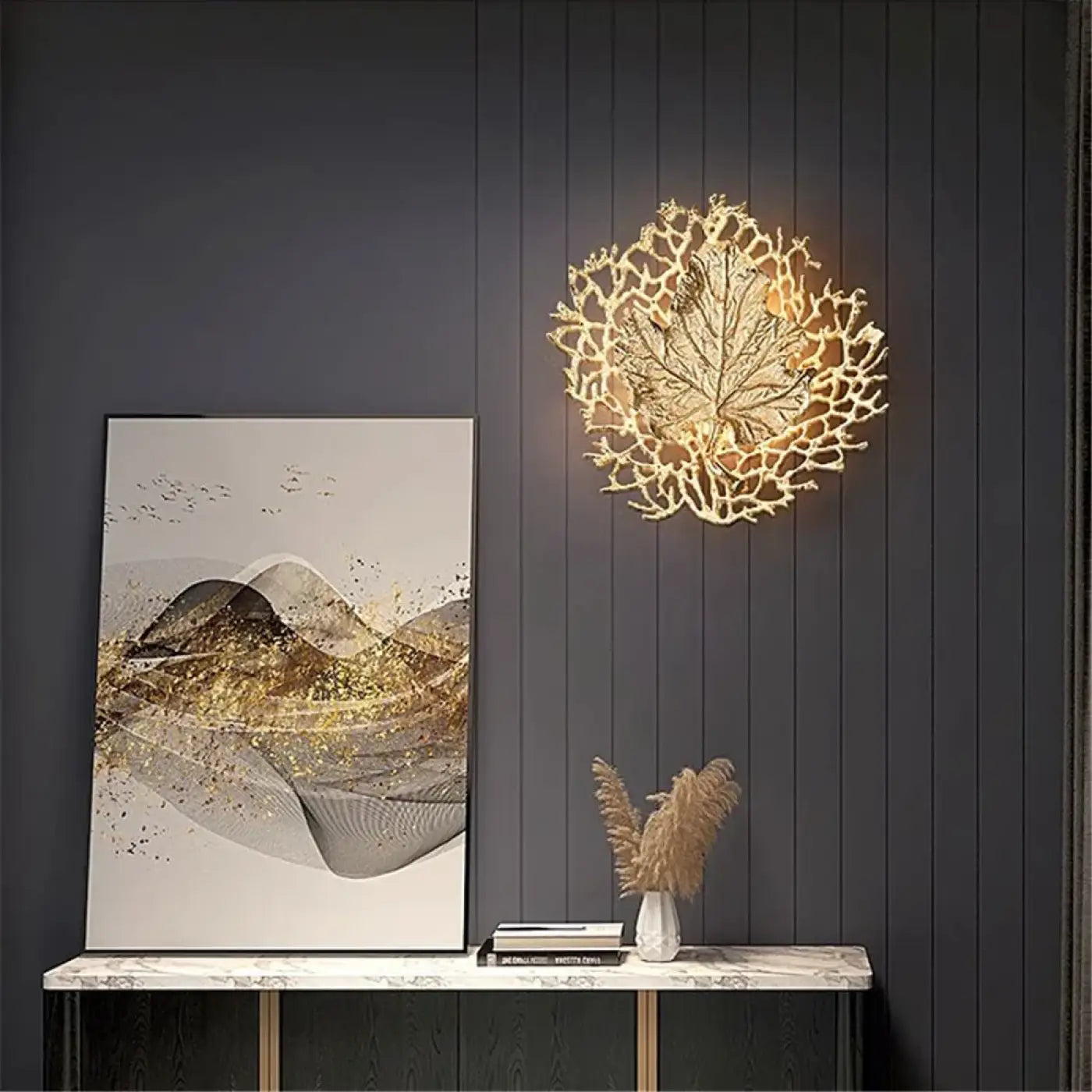 Applique Murale Design en Metal - Filletitu