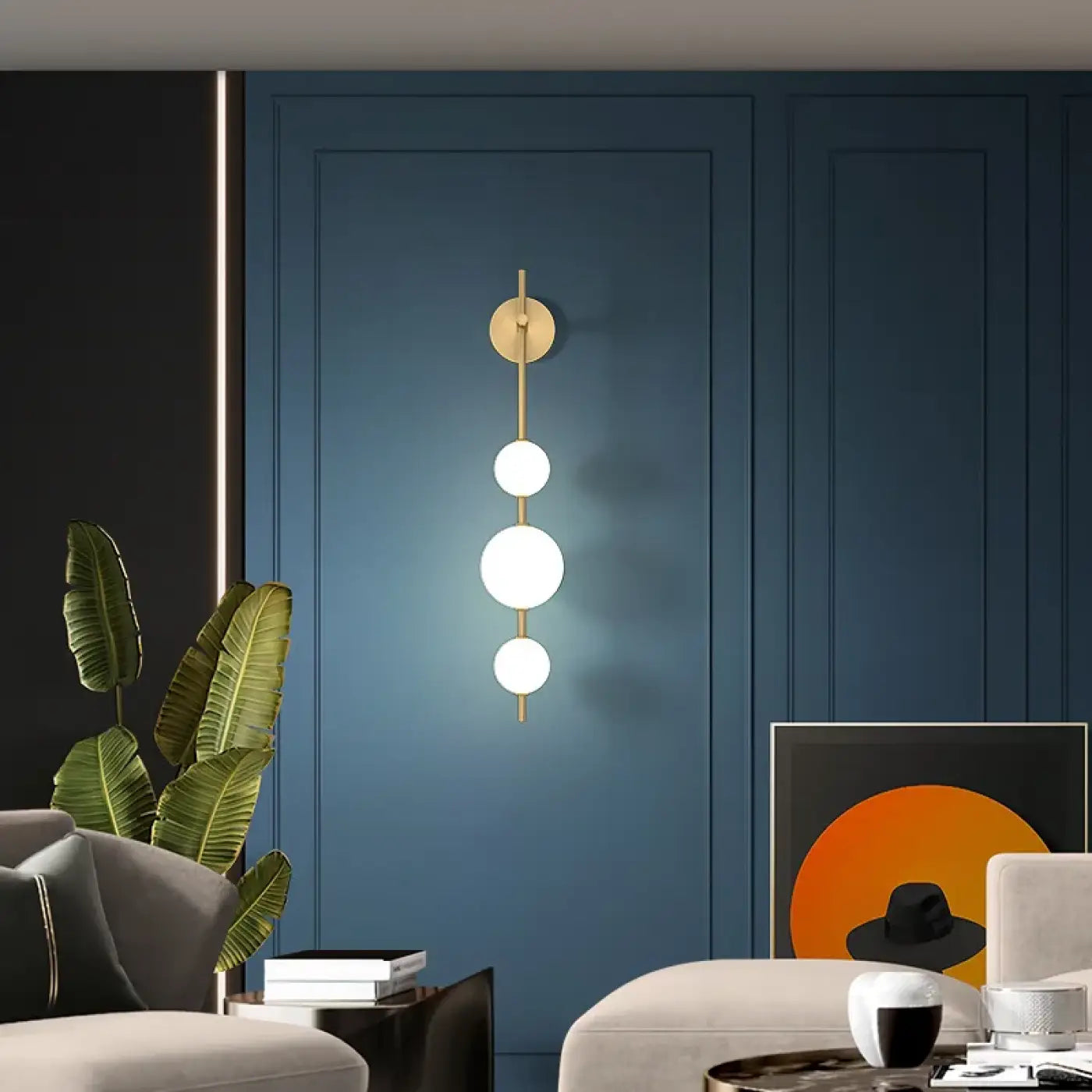 Applique Murale Design en Metal - Ripah