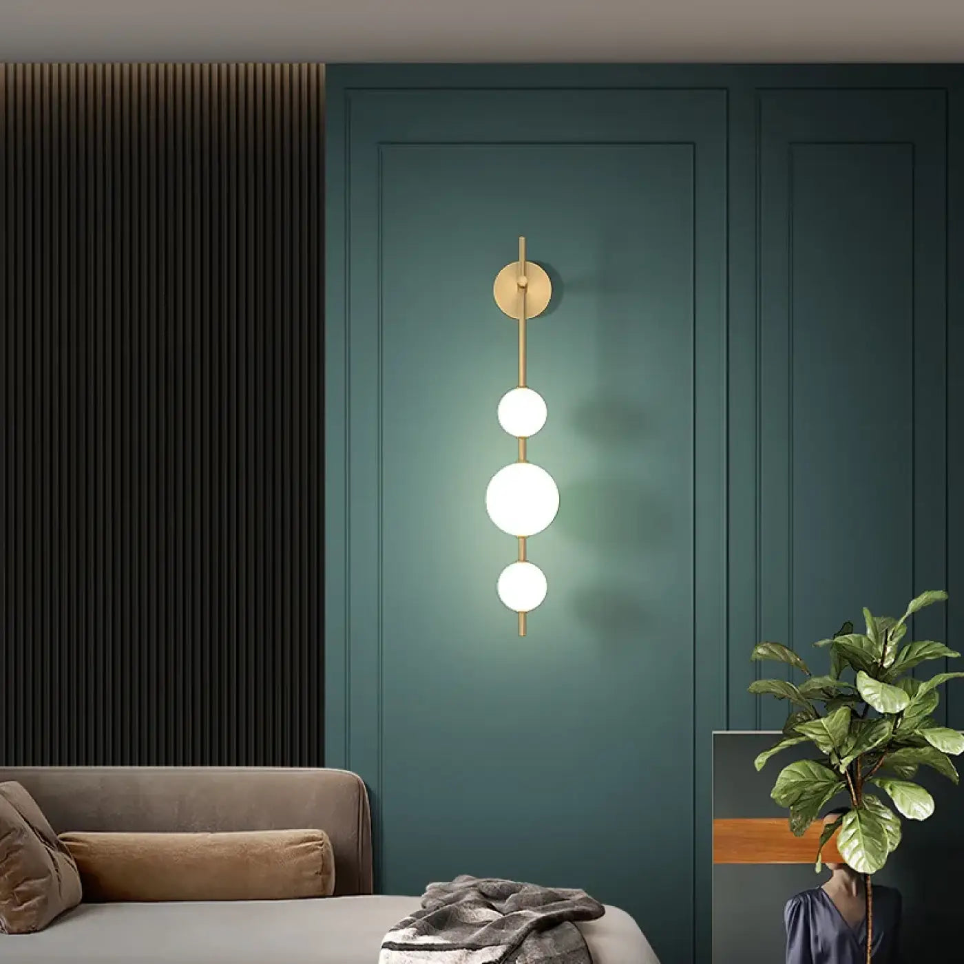 Applique Murale Design en Metal - Ripah