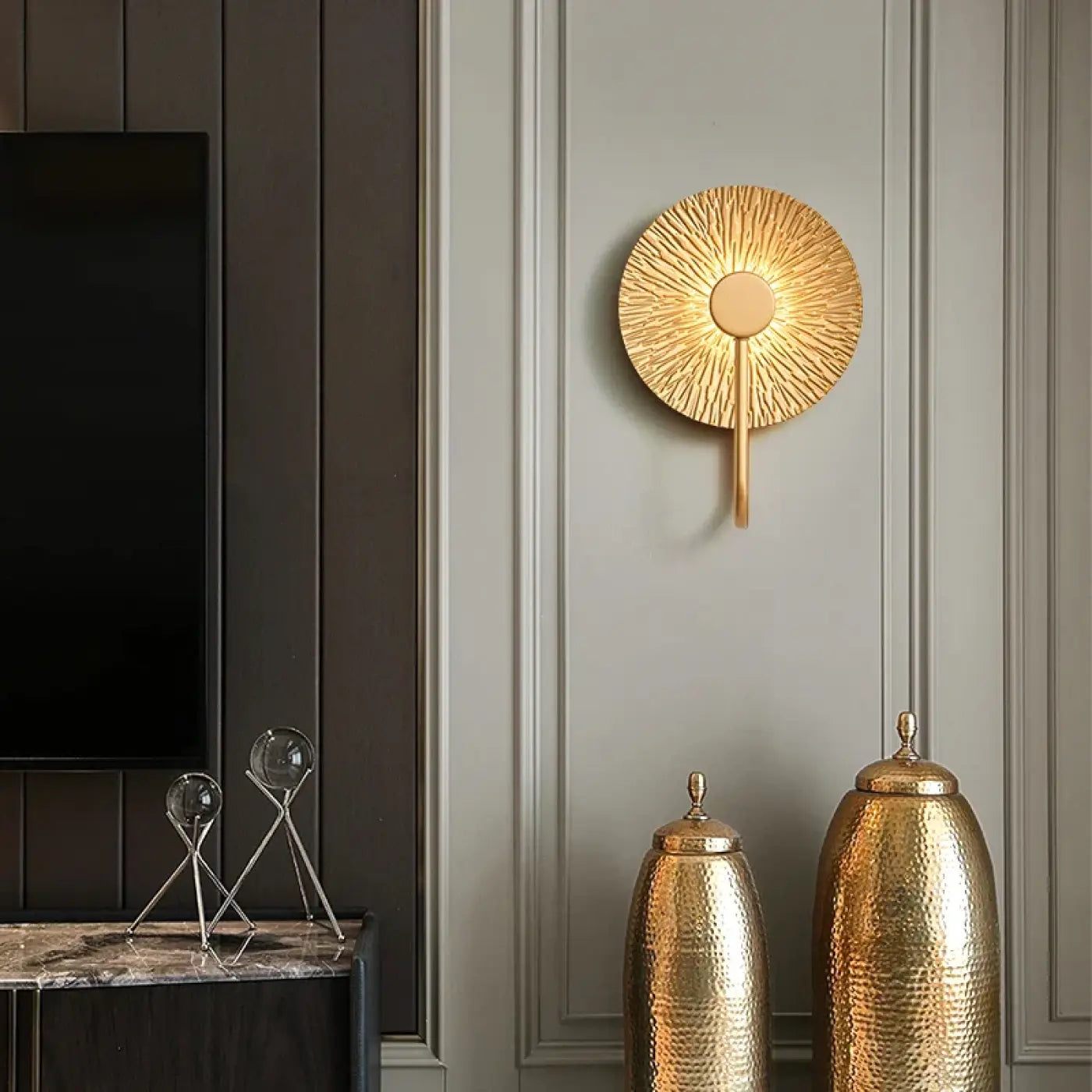 Applique Murale Design en Metal - Calisse