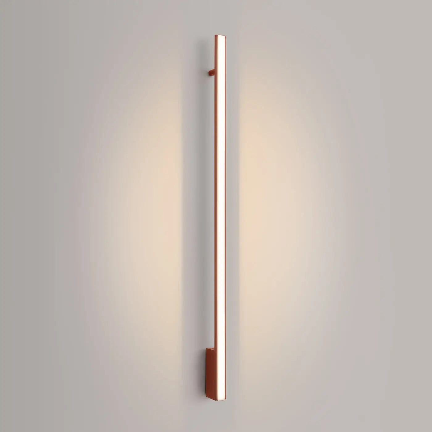 Applique Murale Design - Lagom 120 3000K (Rouge Ocre)