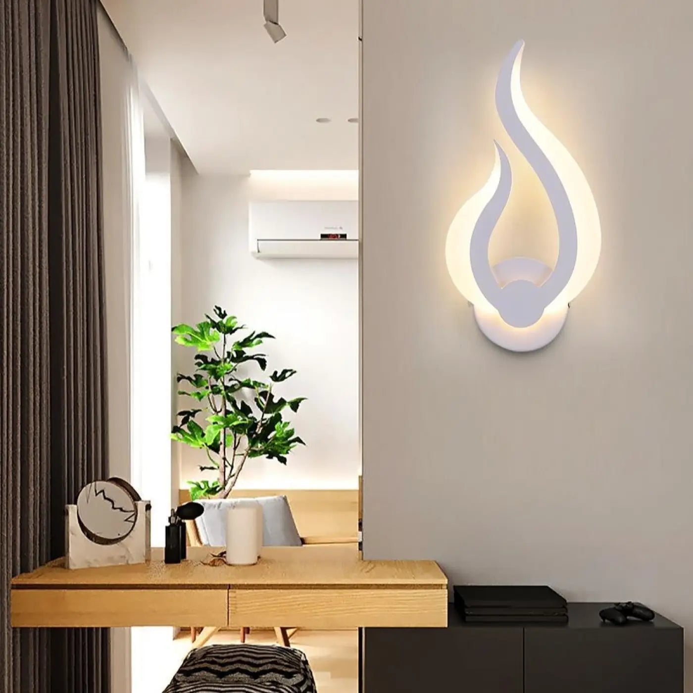 Applique Murale Design - Flamme