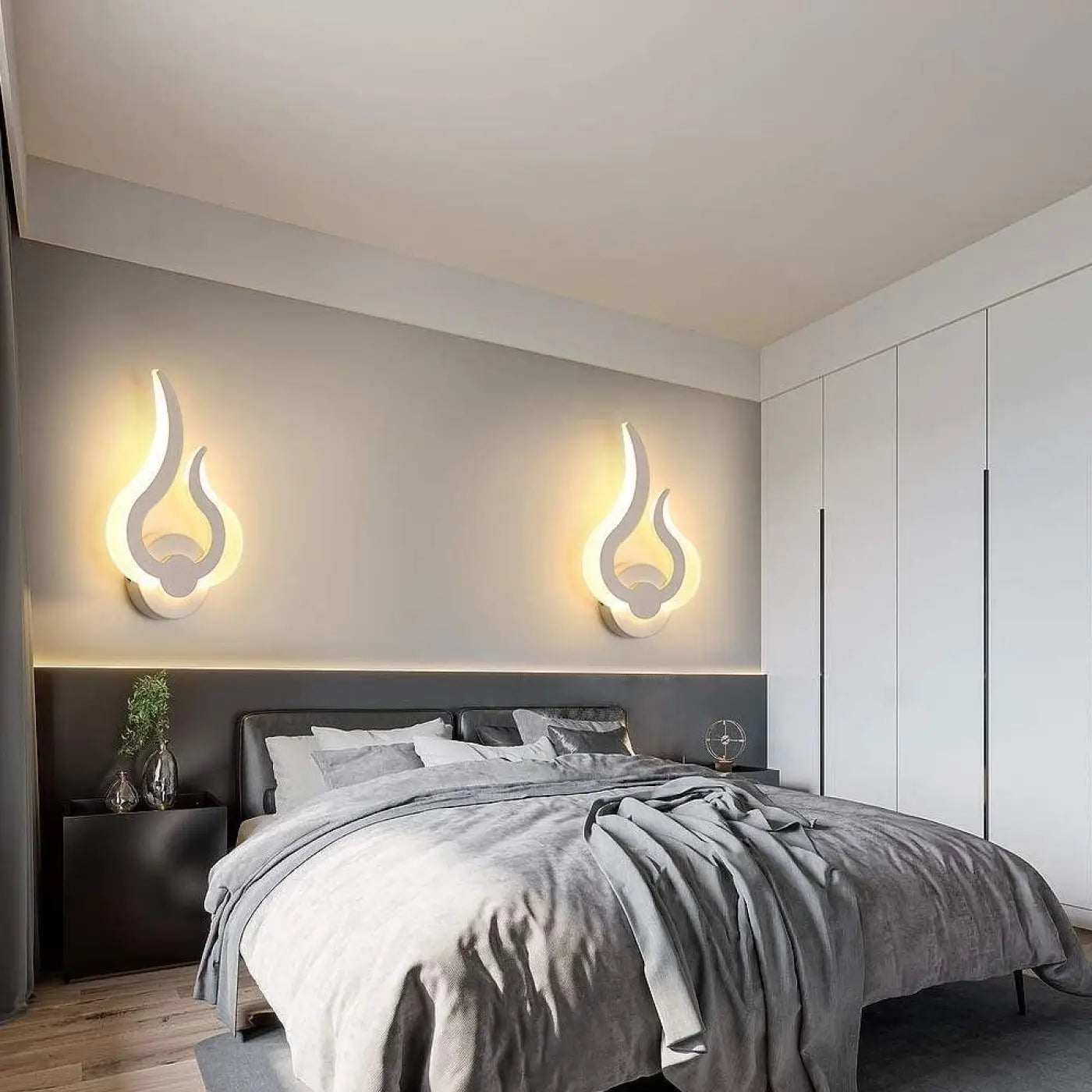 Applique Murale Design - Flamme