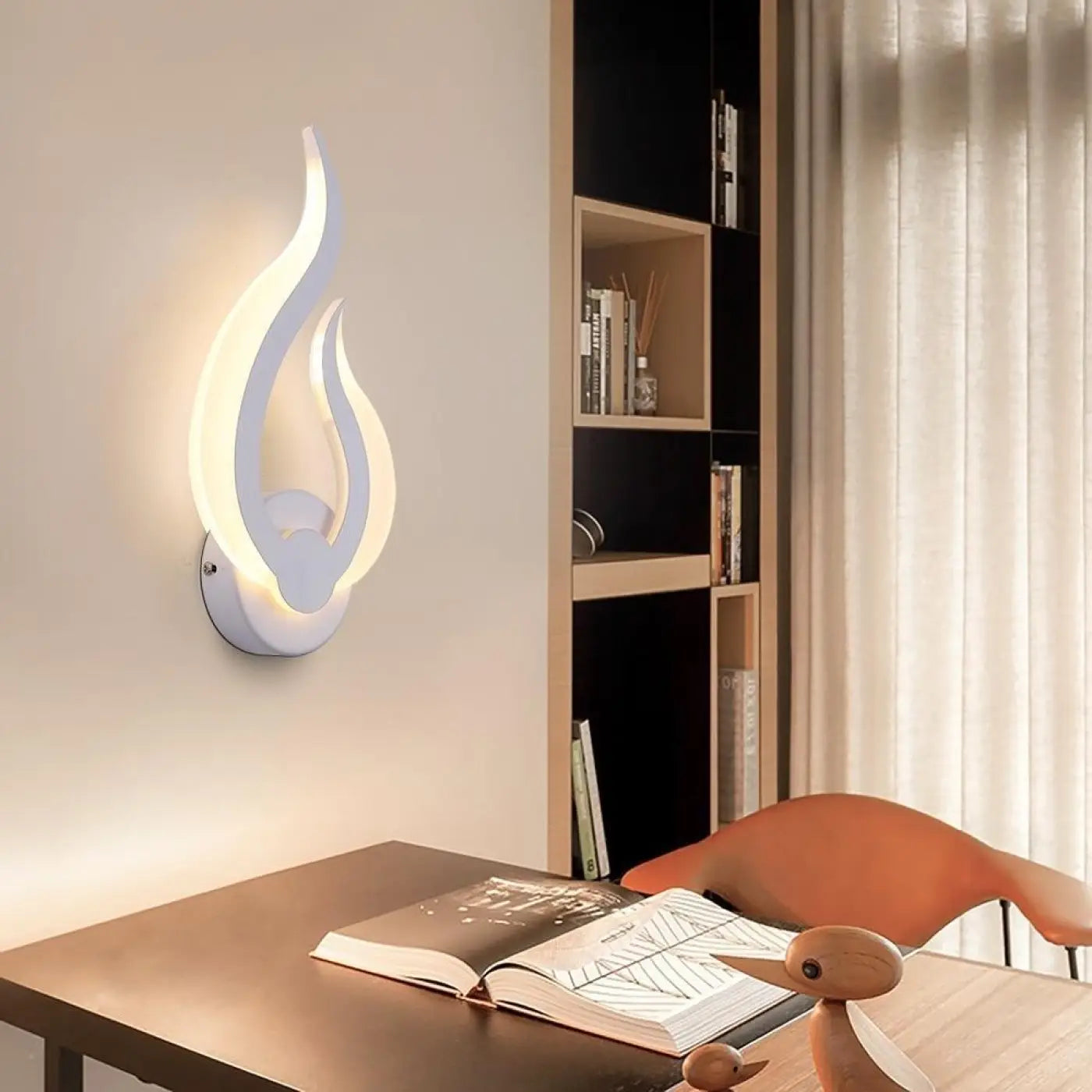Applique Murale Design - Flamme