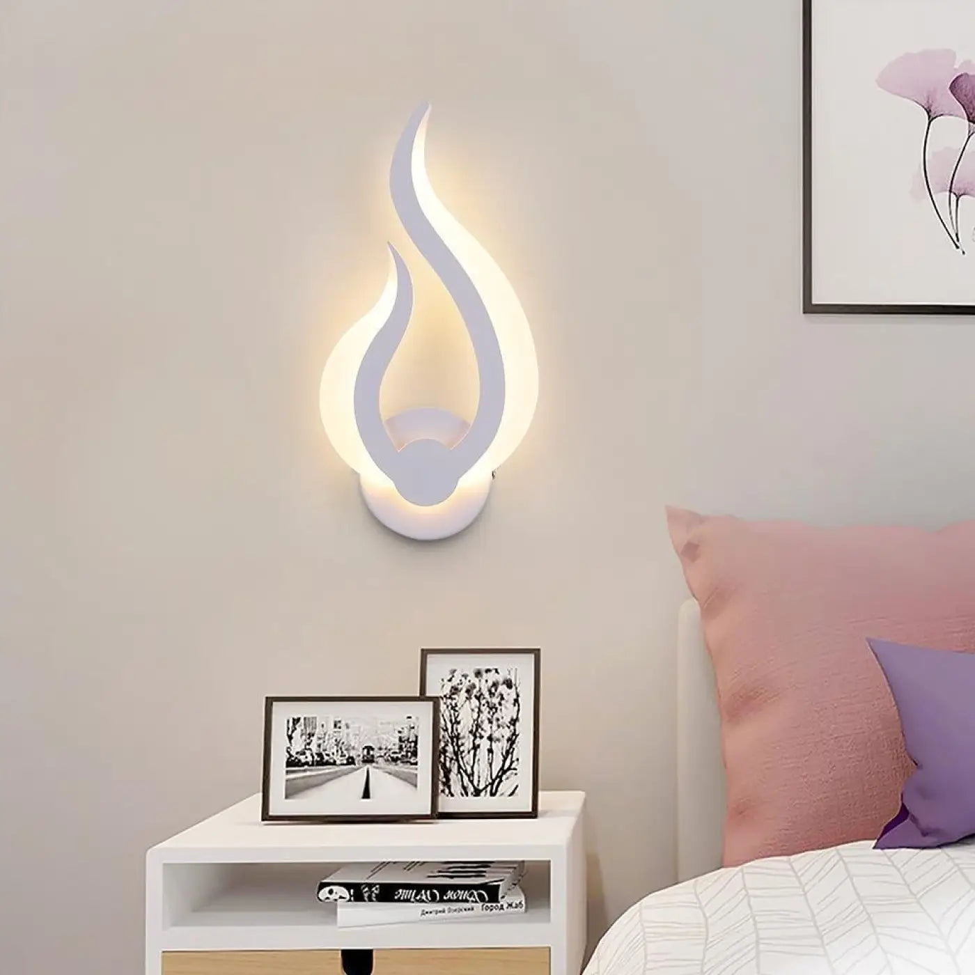 Applique Murale Design - Flamme