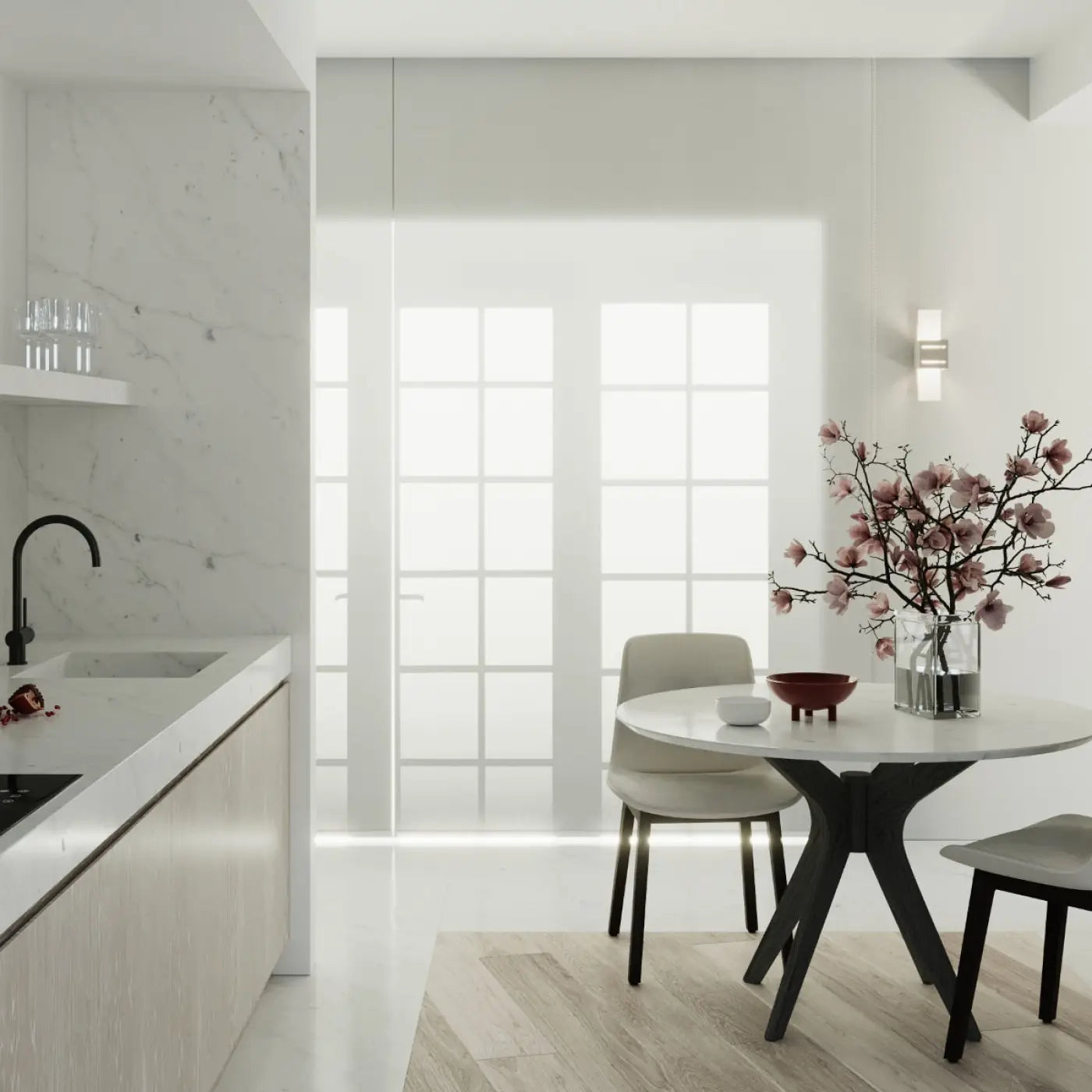 Applique Murale Design - Loreto (Gris)