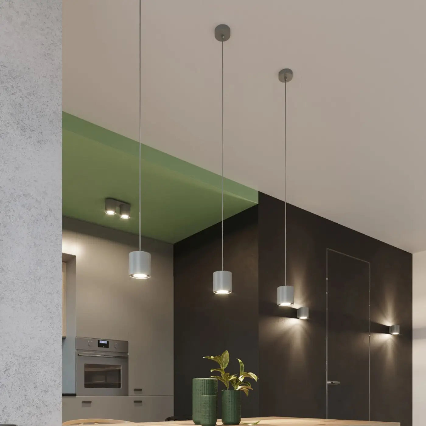 Applique Murale Design - Orbis 1 (Gris)