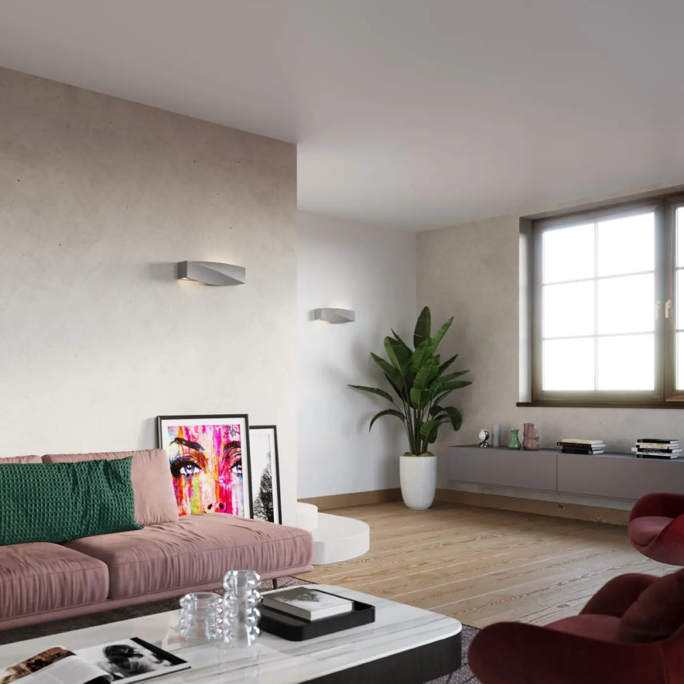 Applique Murale Design - Sigma (Gris)