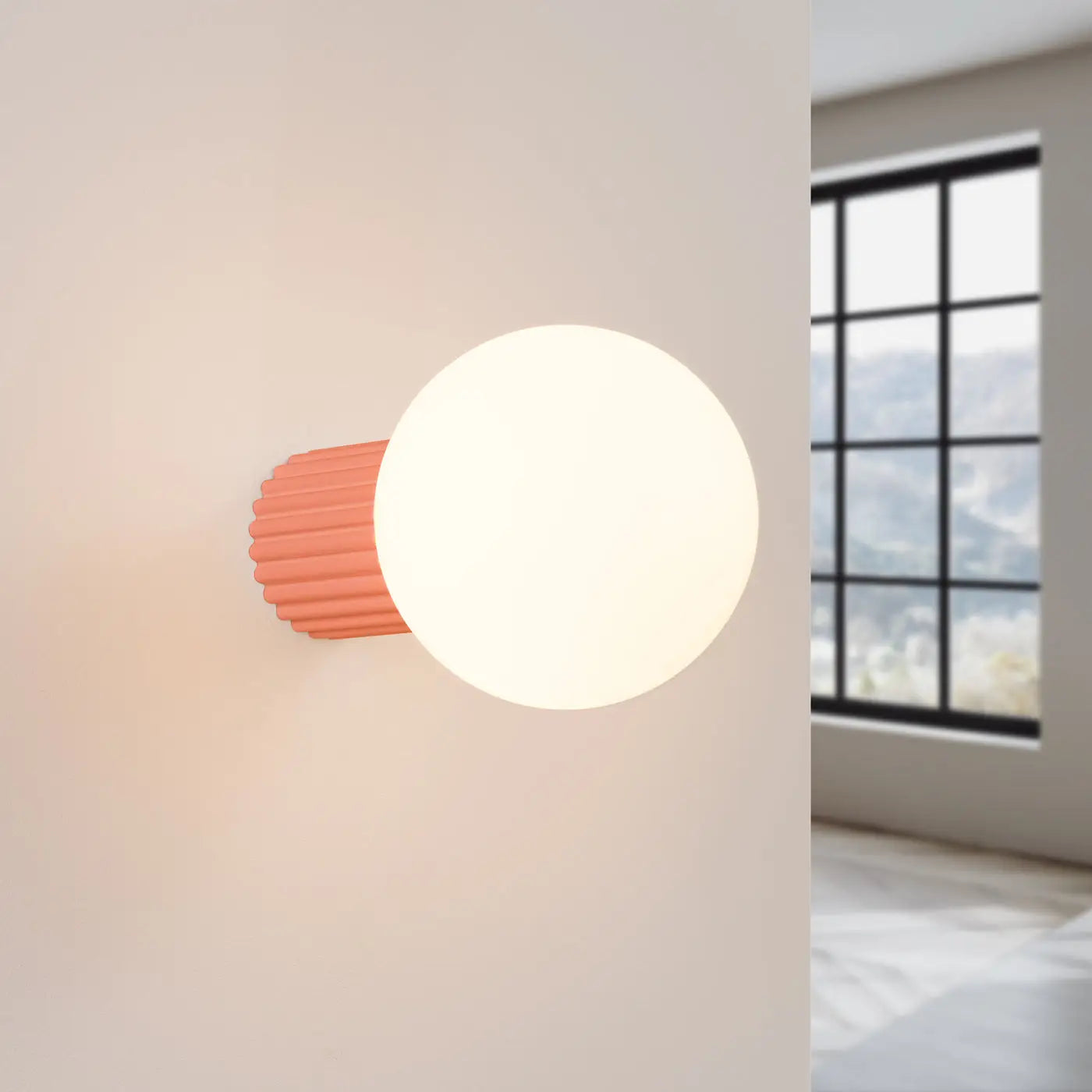 Applique Murale Moderne - Halo (Peach)