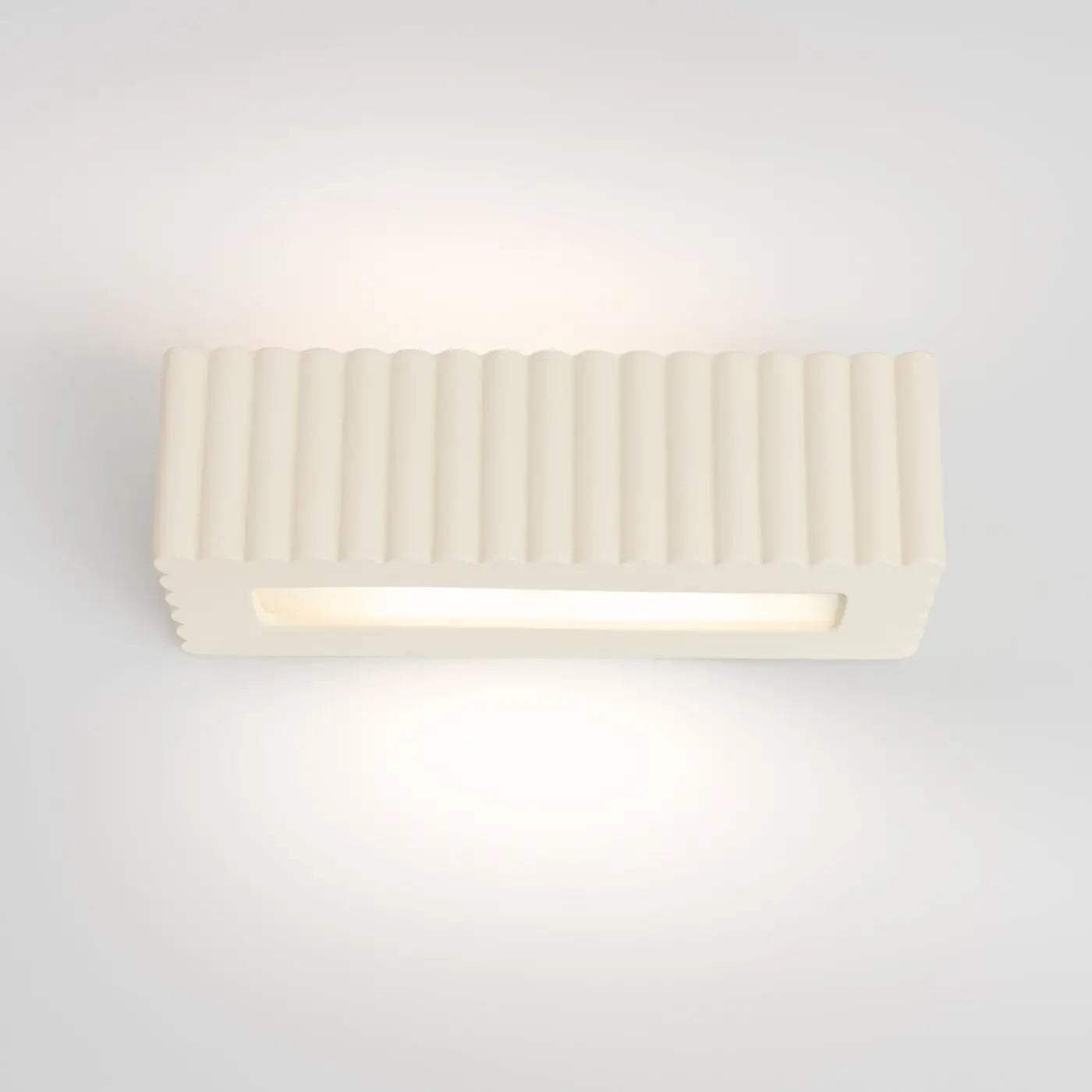 Applique Murale Design - Rigata (En Céramique Beige)