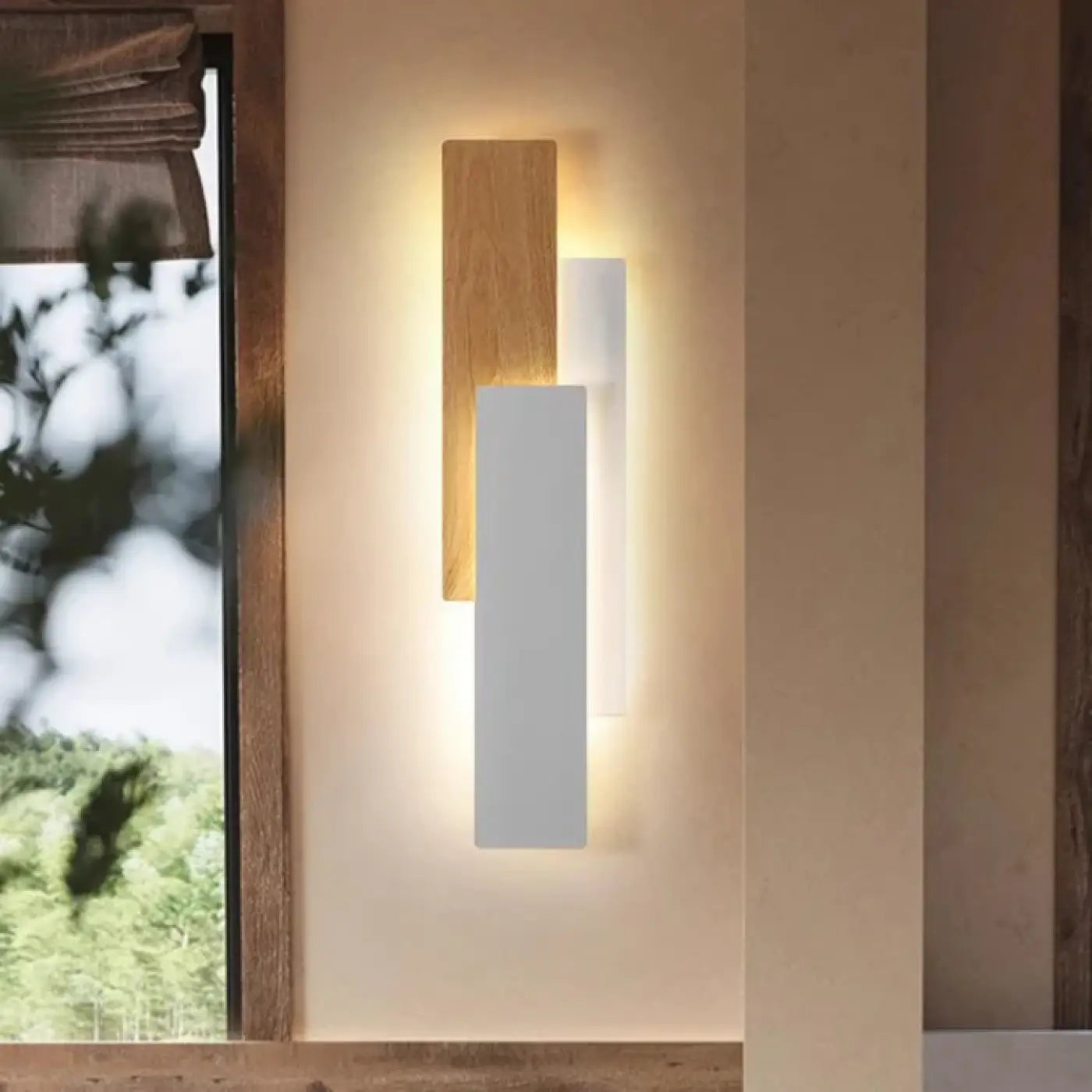 Applique Murale Minimaliste en Bois - Durinet