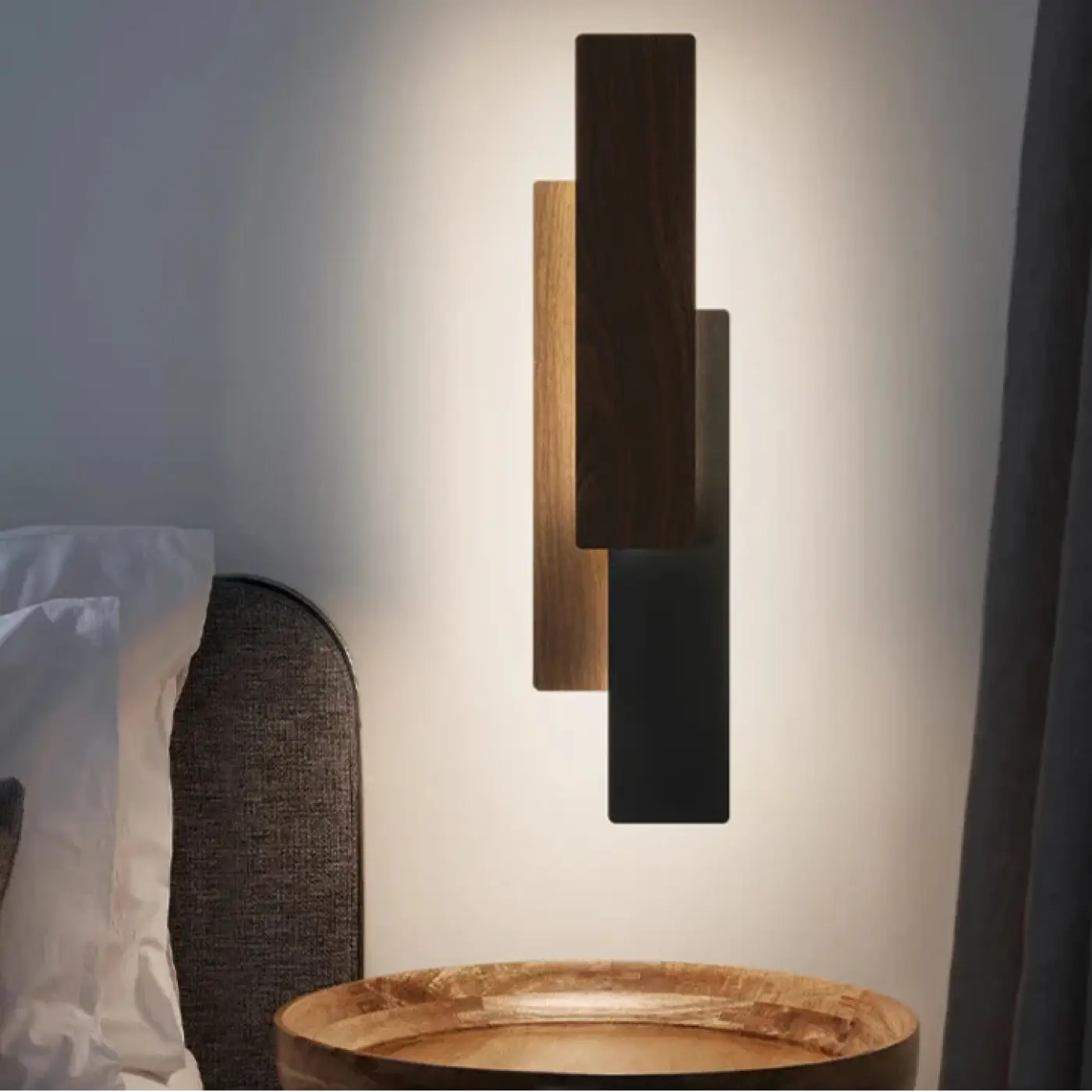 Applique Murale Minimaliste en Bois - Durinet