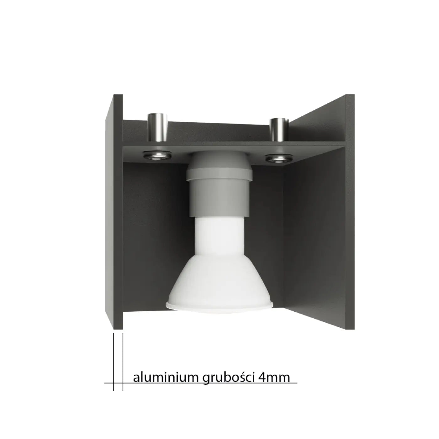 Applique Murale Moderne - Quad 1 (Blanc)