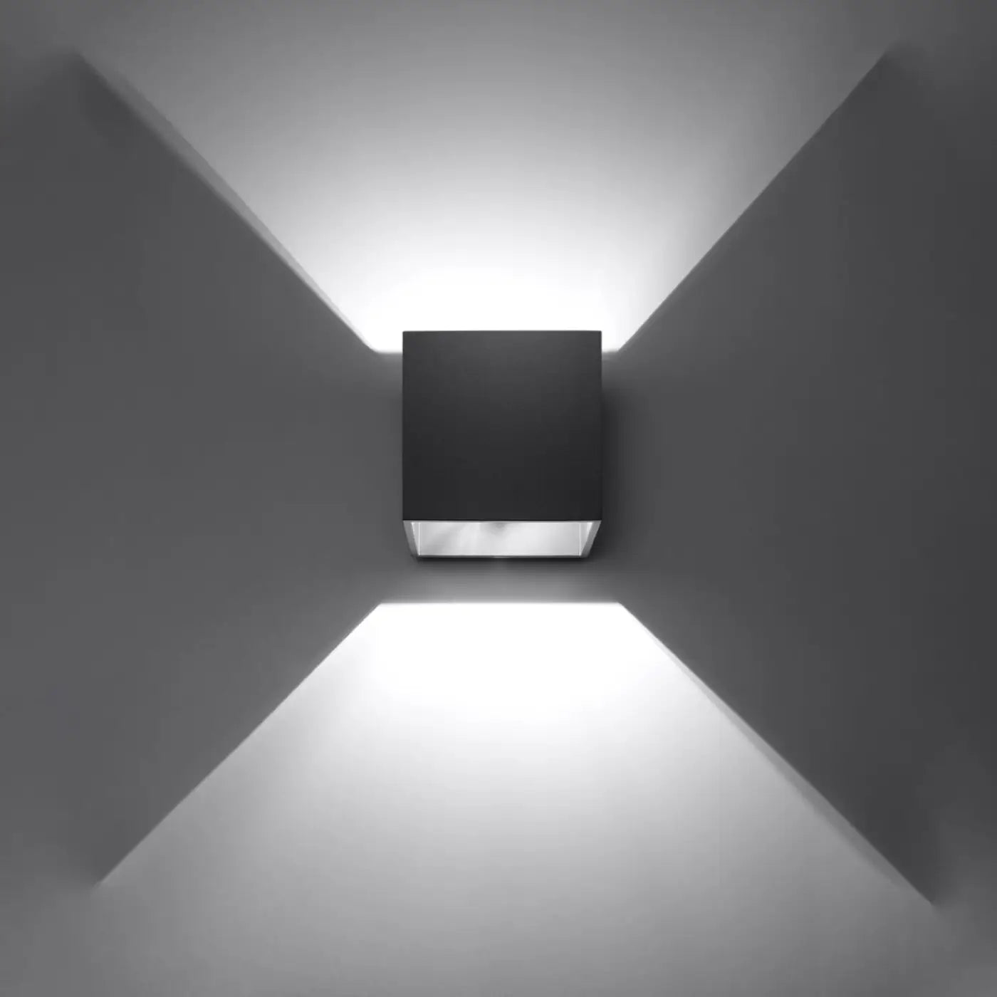 Applique Murale Moderne - Quad 1 (Noir)