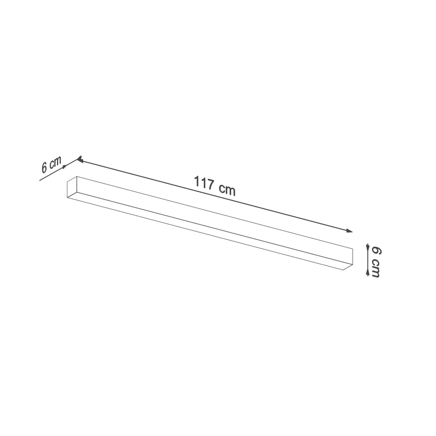 Applique Murale - Pinne 118 3000K (Gris)