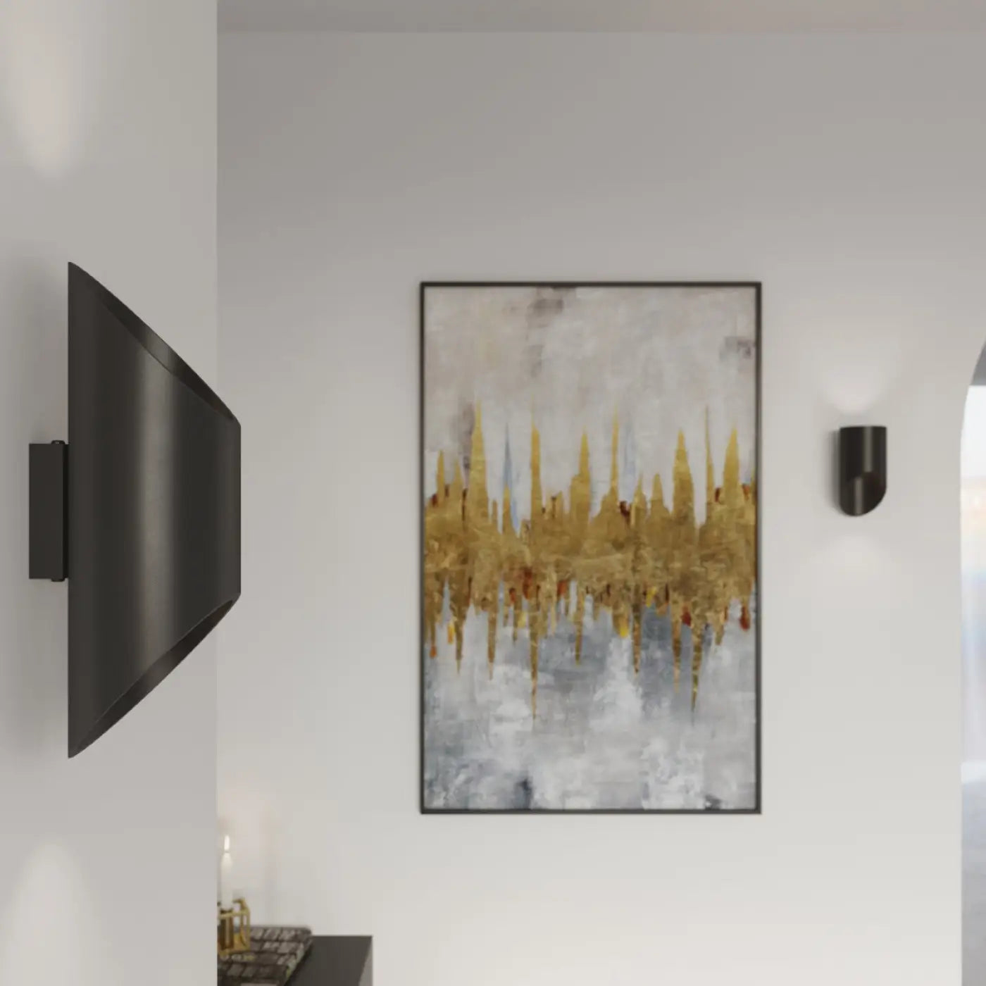 Applique Murale Design - Penne 30 (Noir)