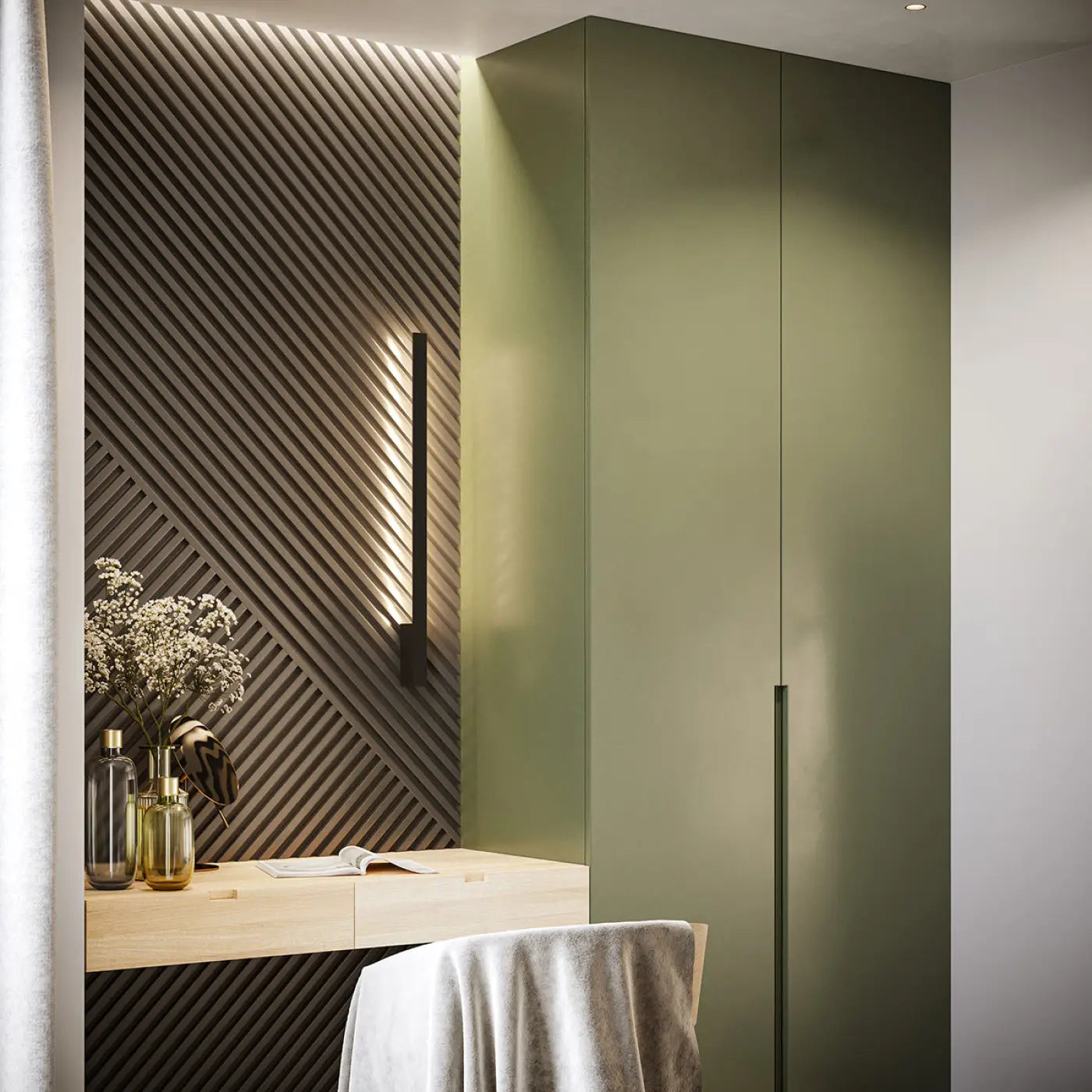Applique Murale Design - Lahti M 4000K (Noir)