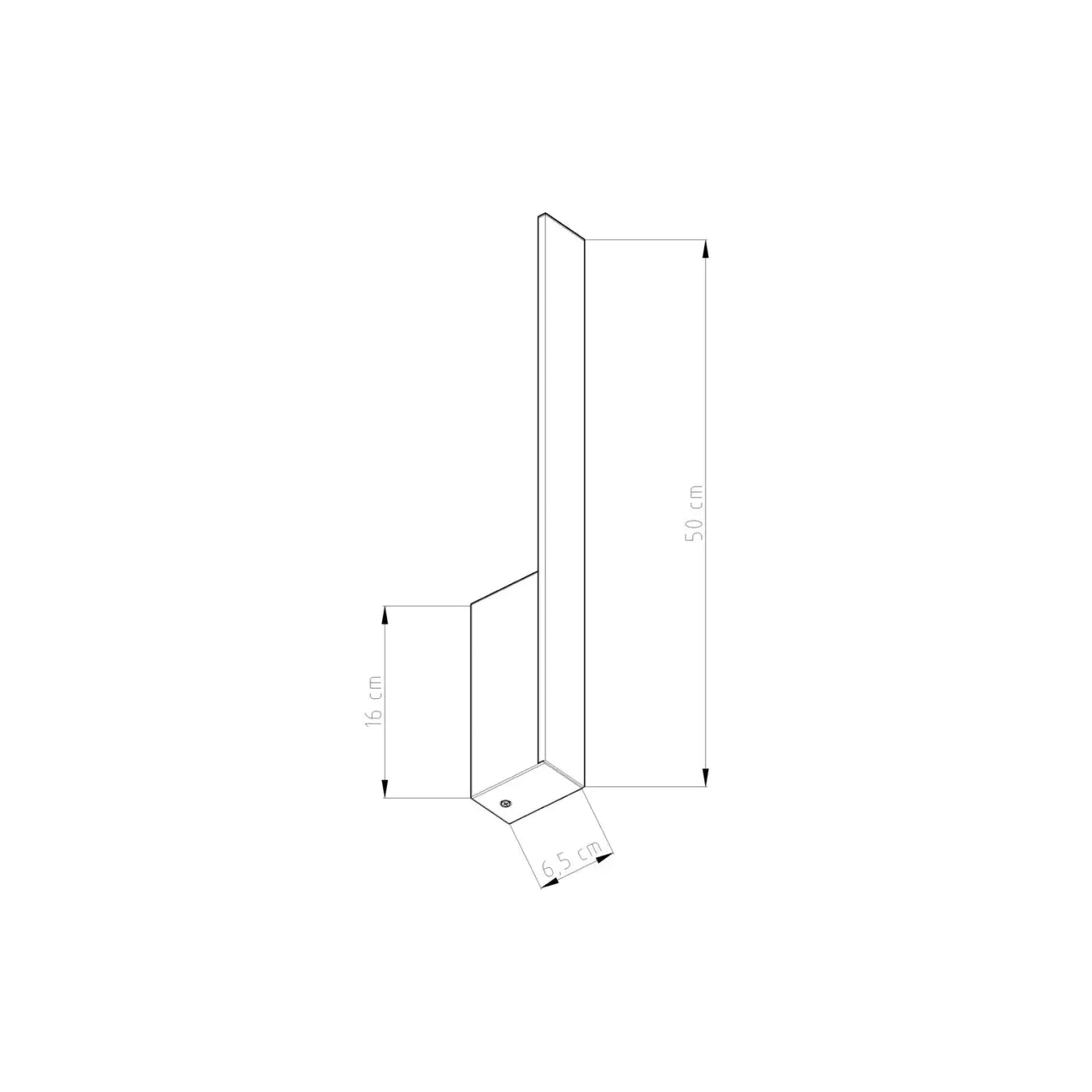 Applique Murale Moderne - Lahti S 3000K (Noir)