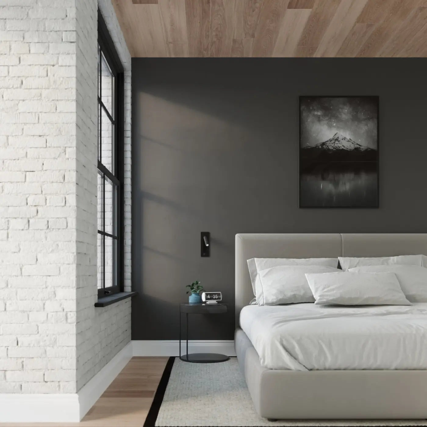 Applique Murale Design - Enif (Noir)