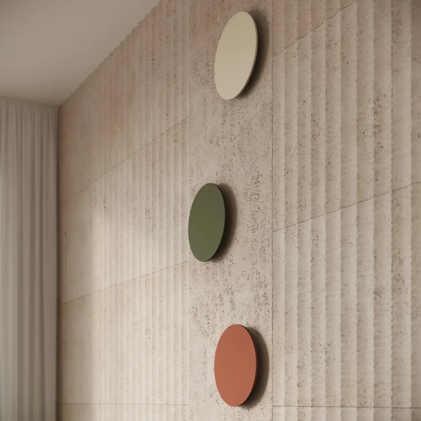 Applique Murale Design - Borgen 3000K (Rouge Ocre)