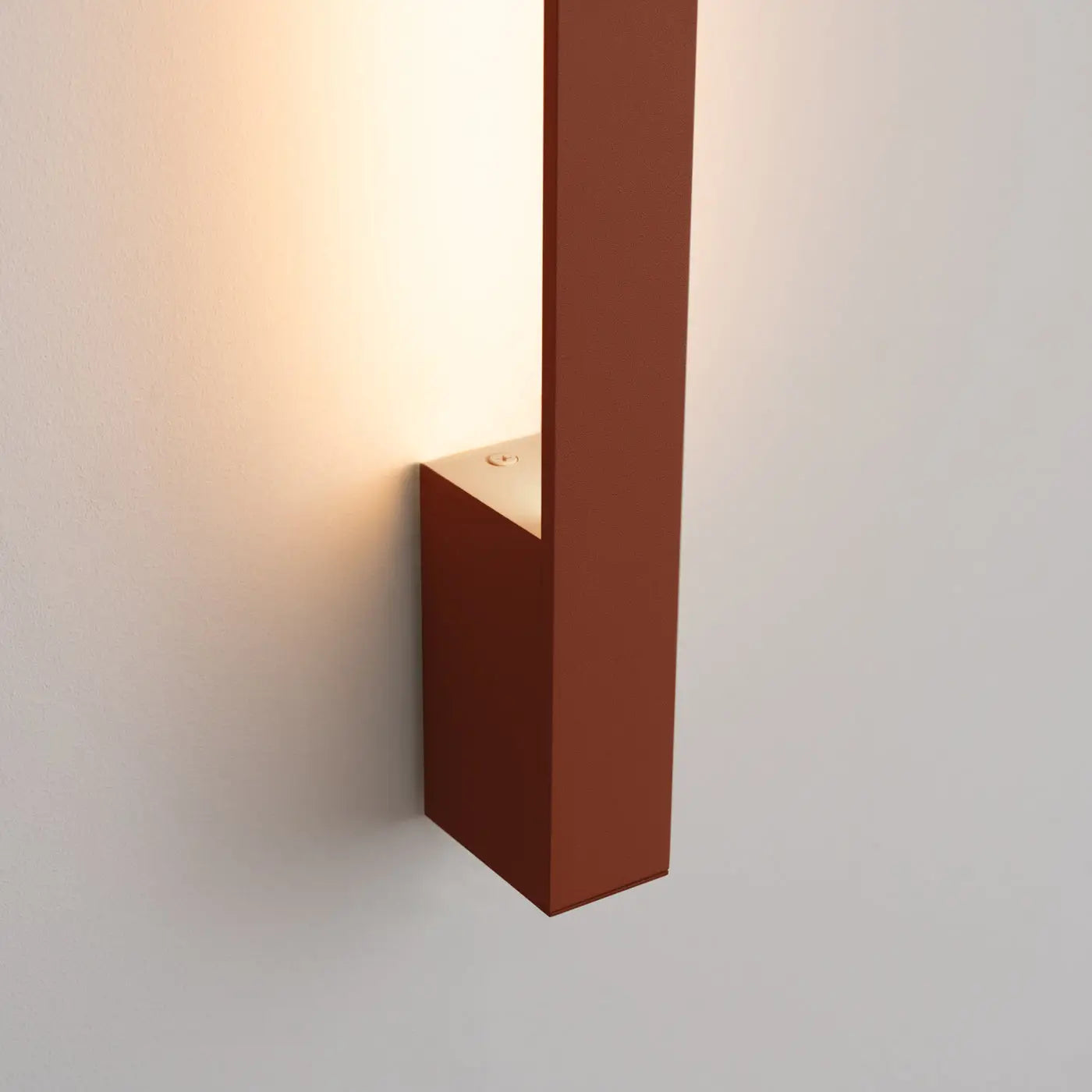 Applique Murale Moderne - Sappo 150 Led 3000K (Rouge Ocre)