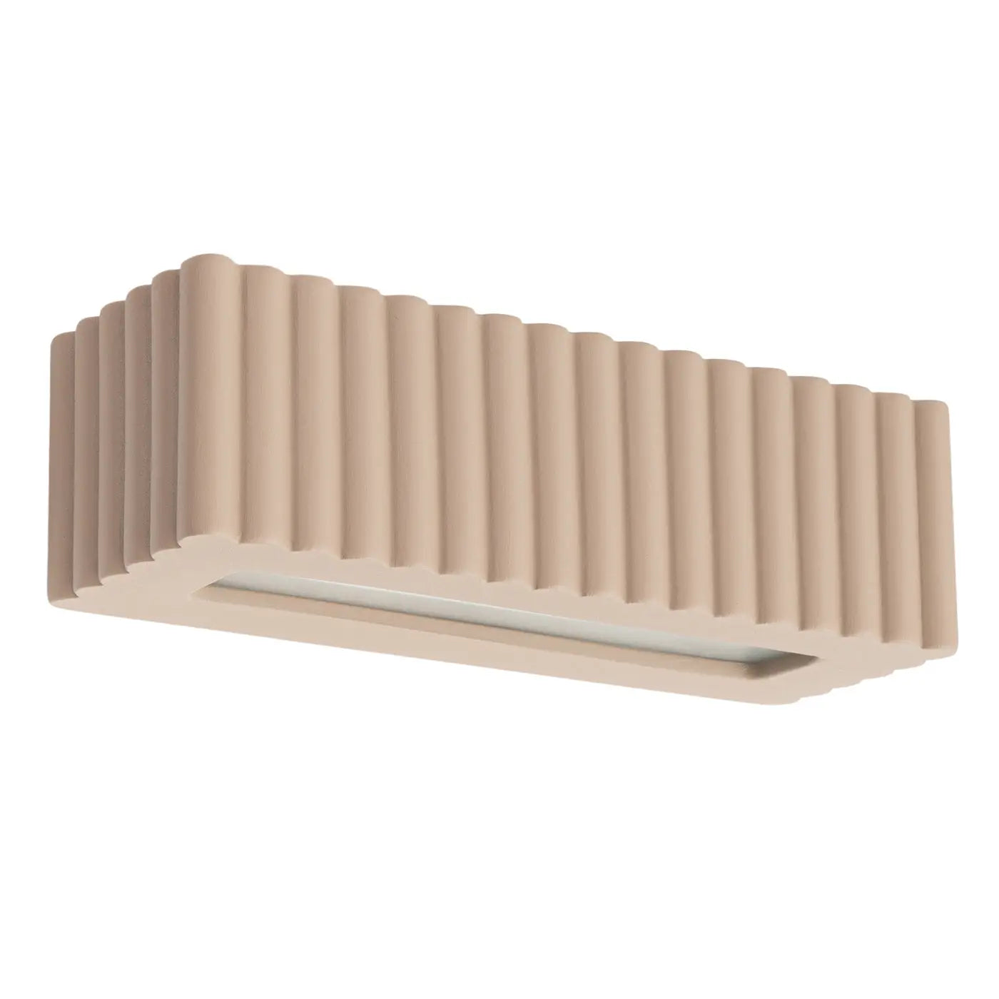 Applique Murale Design - Rigata (En Céramique Taupe)