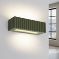 Applique Murale Design - Rigata (En Céramique Vert Olive)