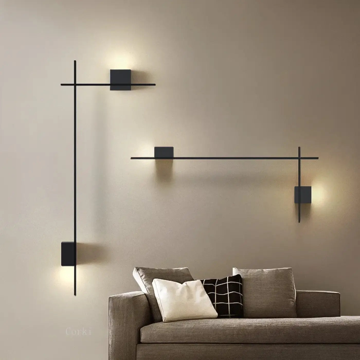 Applique Murale Minimaliste - Damas
