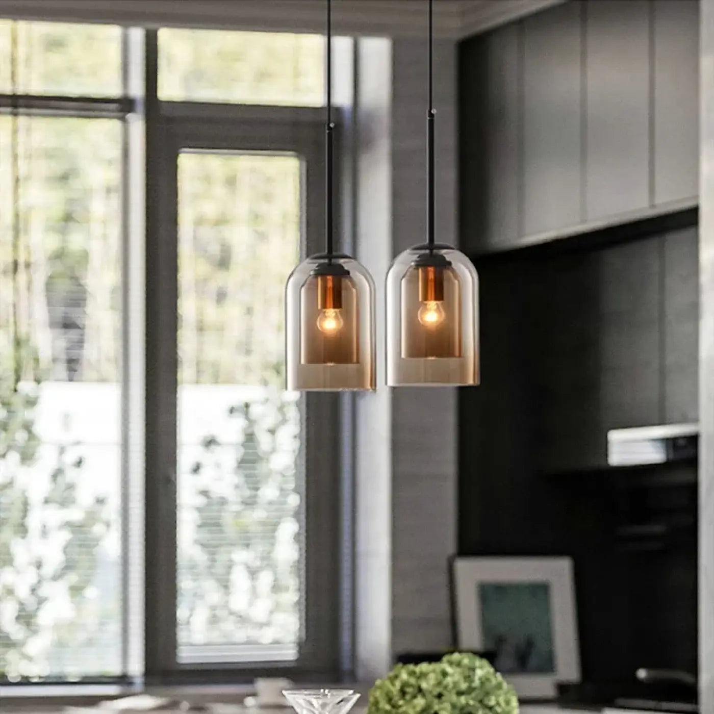 Suspension Luminaire Moderne en Verre - Comano