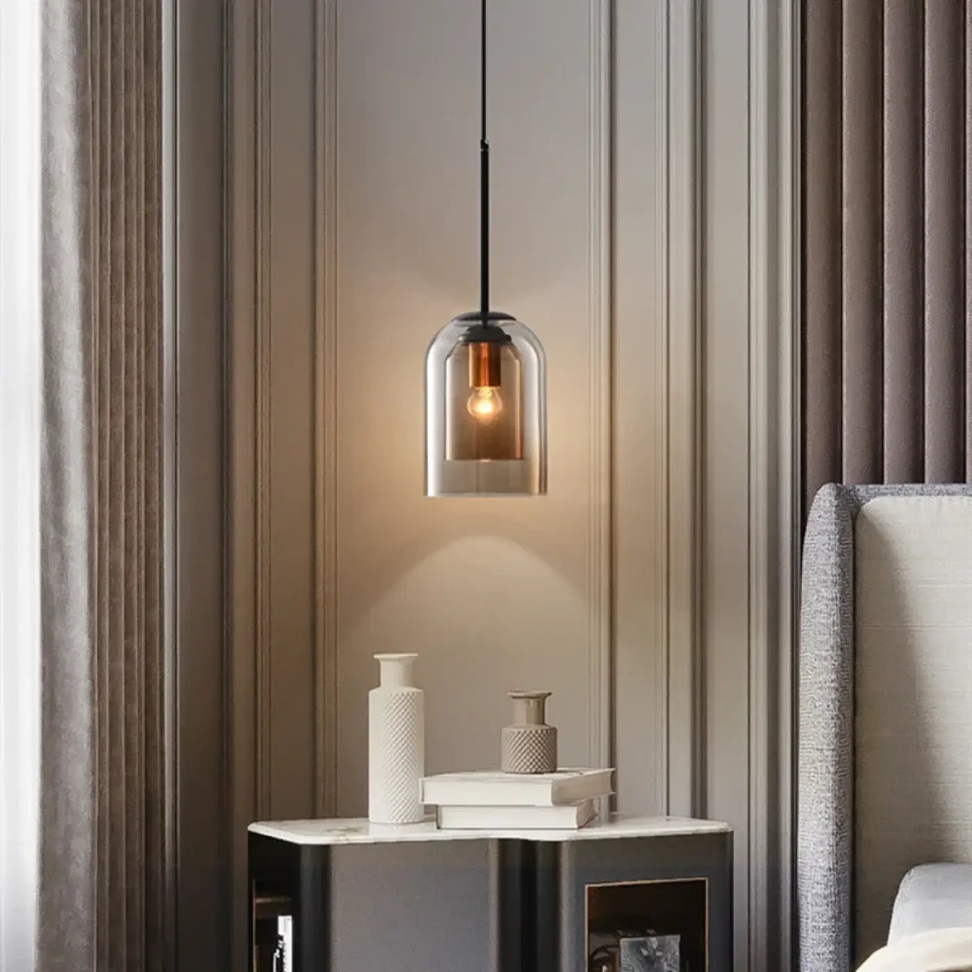 Suspension Luminaire Moderne en Verre - Comano
