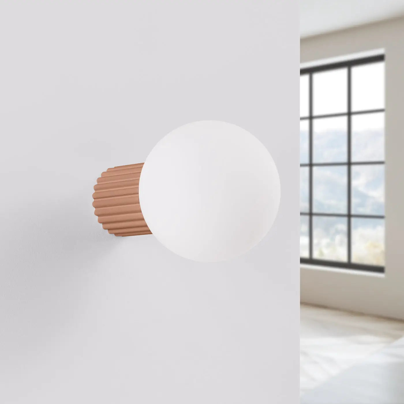 Applique Murale Moderne - Halo (Moka)
