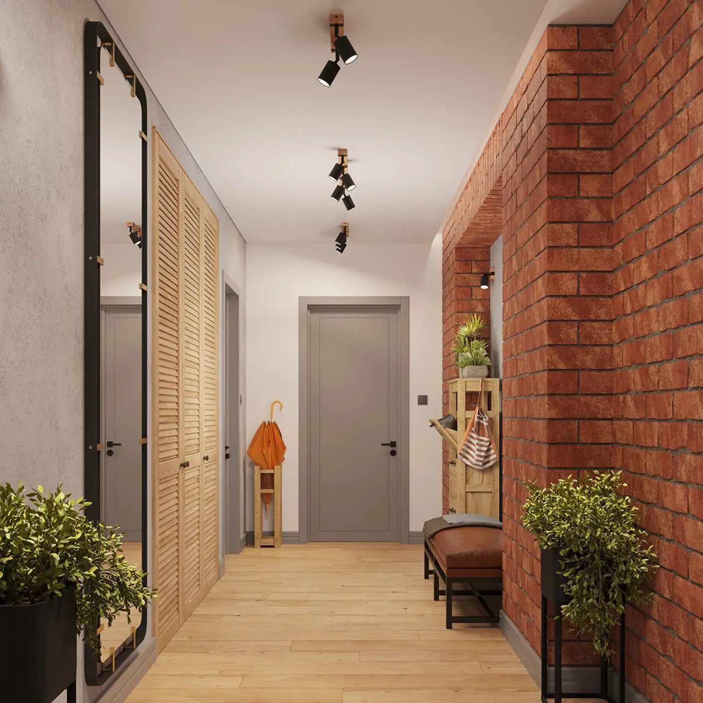 Applique Murale Design - Fager 1 (Noir)