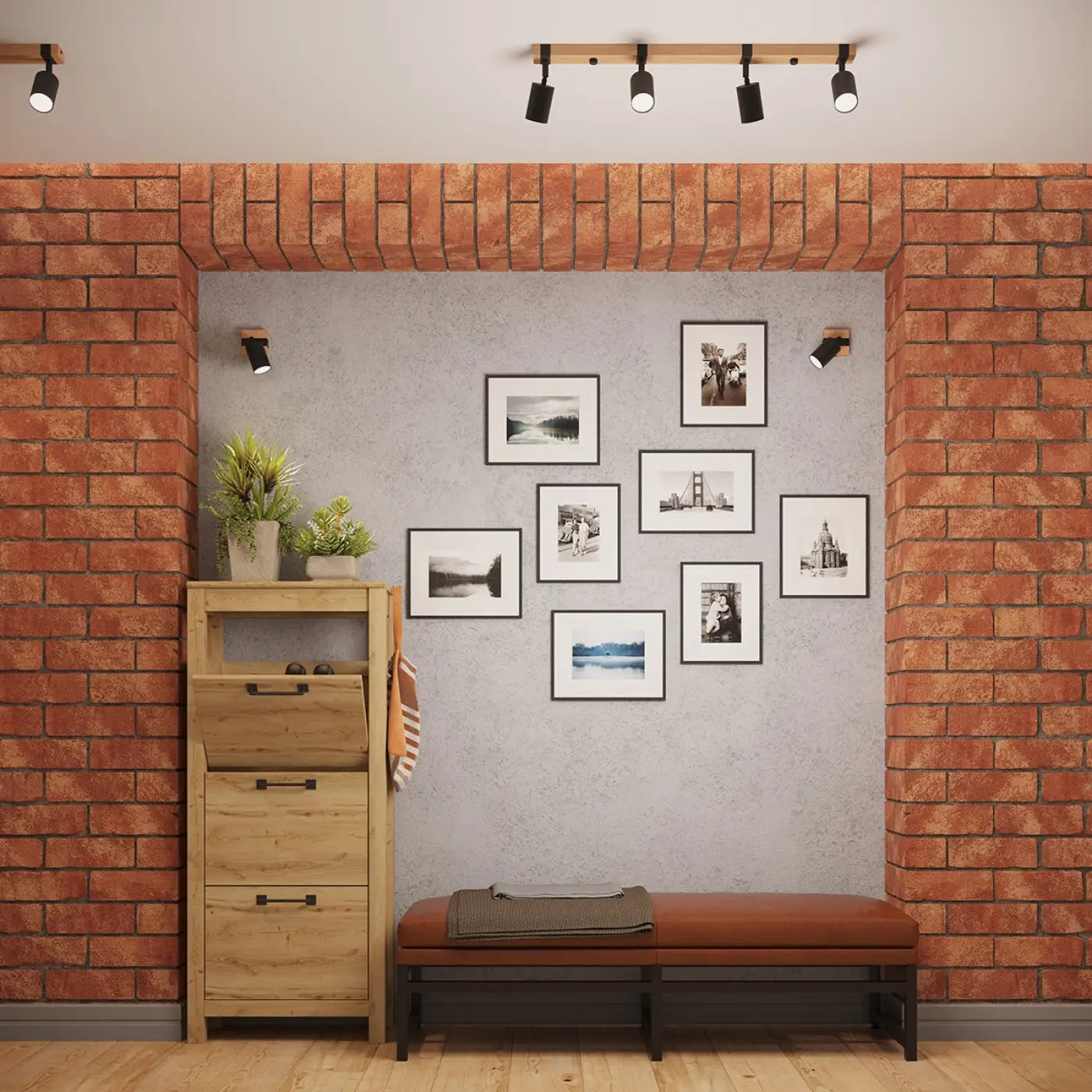 Applique Murale Design - Fager 1 (Noir)