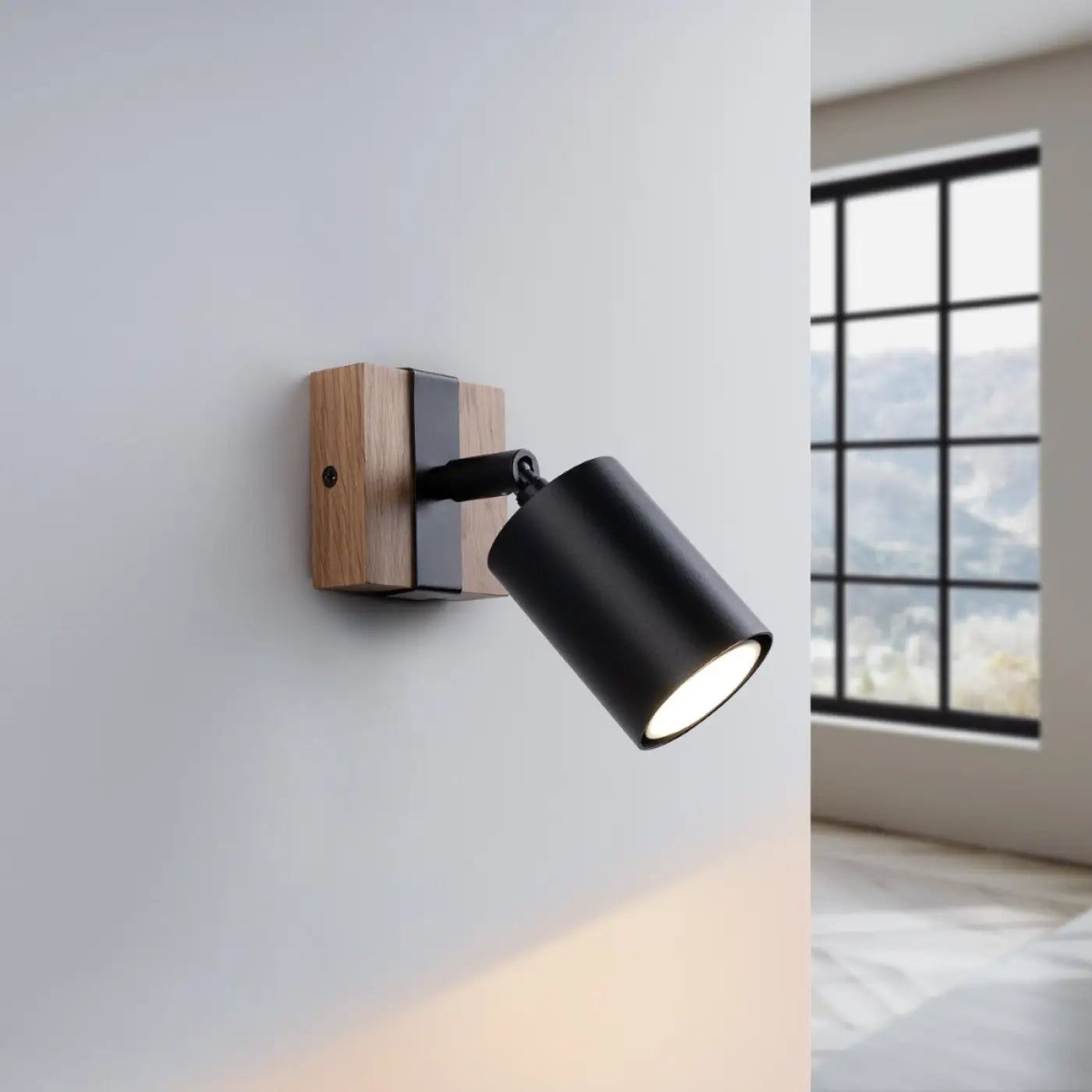 Applique Murale Design - Fager 1 (Noir)