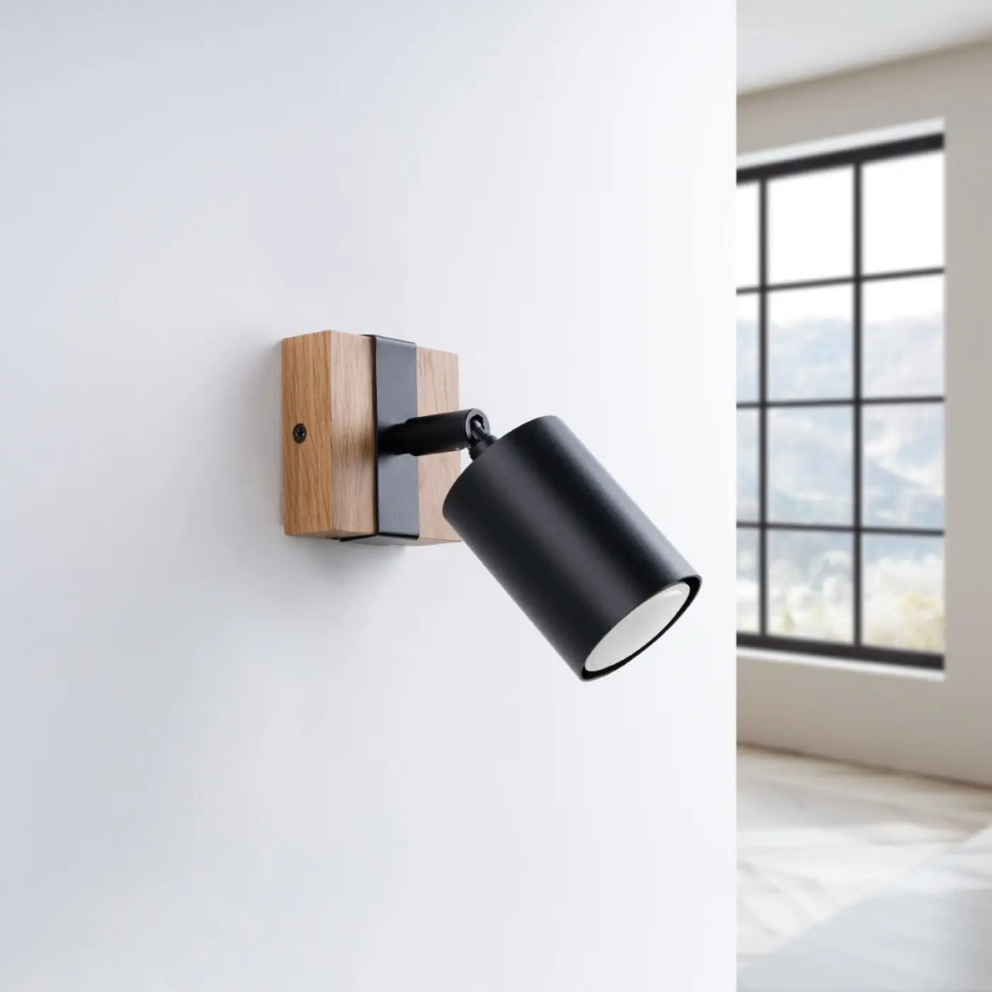 Applique Murale Design - Fager 1 (Noir)