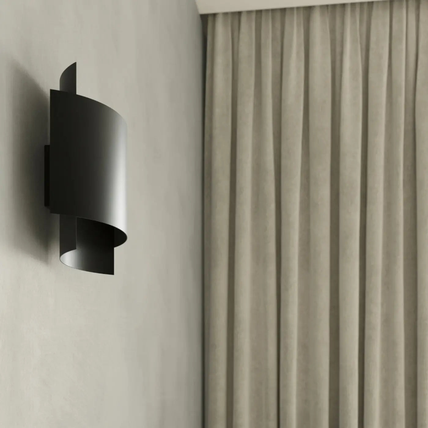 Applique Murale Moderne - Impact (Noir)