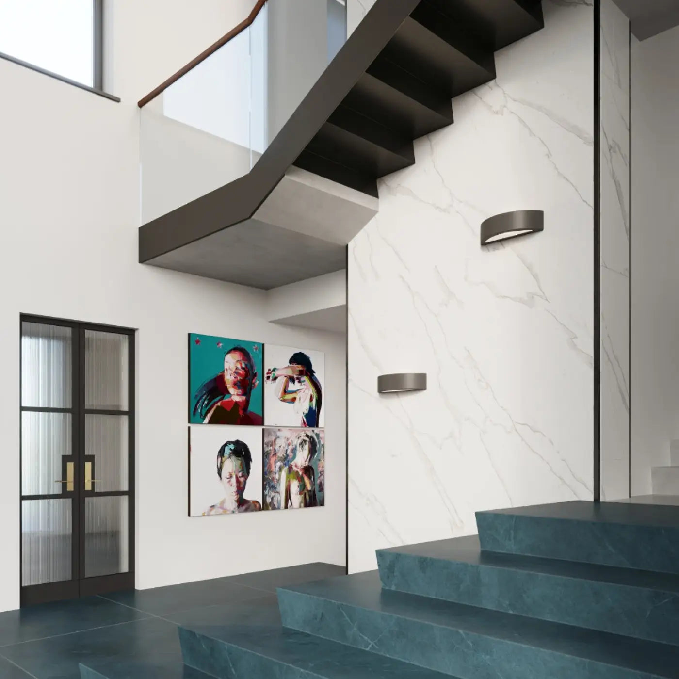 Applique Murale Design - Atena (Noir)